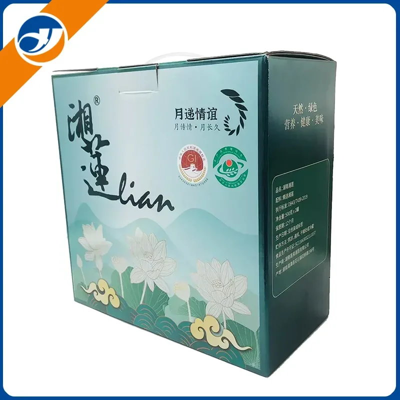 ہینڈ ہیلڈ نالیدار کاغذ گفٹ باکس