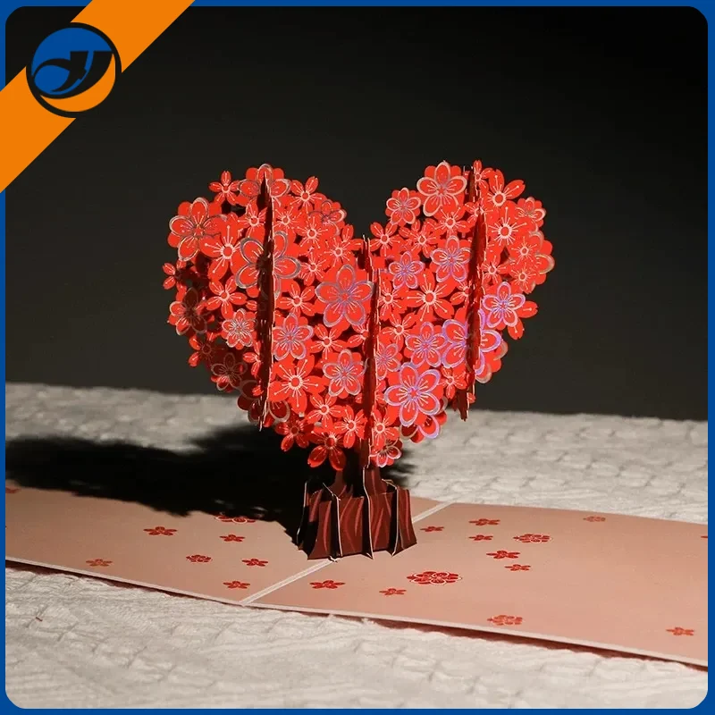 ویلنٹائن 3D پیپر کارڈ